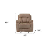 Three Piece Indoor Beige Microsuede Six Person Seating Set - Homeroots - Flyclothing LLC