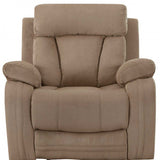 Three Piece Indoor Beige Microsuede Six Person Seating Set - Homeroots - Flyclothing LLC