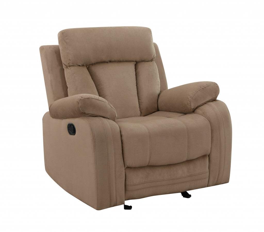40" Modern Beige Fabric Chair - Homeroots - Flyclothing LLC