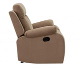 40" Modern Beige Fabric Chair - Homeroots