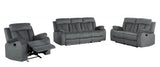 Three Piece Indoor Gray Microsuede Six Person Seating Set - Homeroots