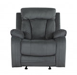 40" Modern Grey Fabric Chair - Homeroots