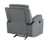 40" Modern Grey Fabric Chair - Homeroots