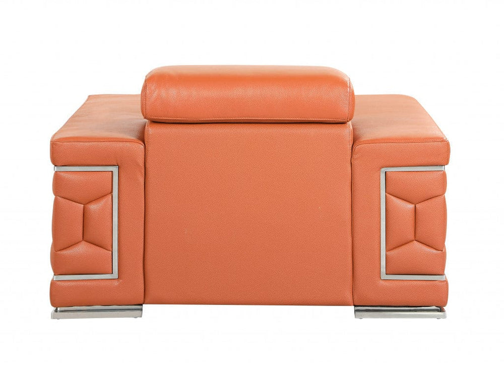 29" To 38" Camel Sturdy Chair - Homeroots