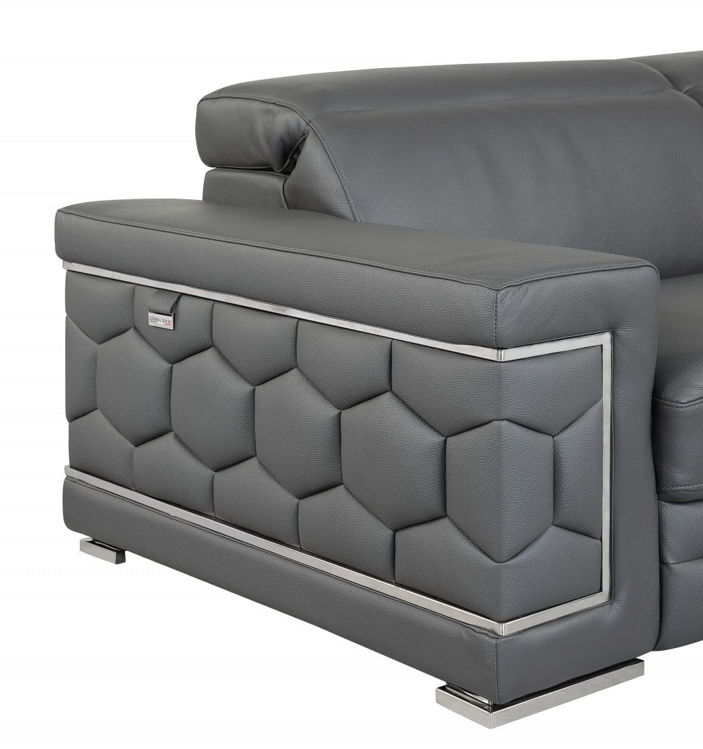 29" To 38" Sturdy Dark Gray Chair - Homeroots - Flyclothing LLC