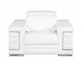29" To 38" White Sturdy Chair - Homeroots - Flyclothing LLC