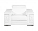29" To 38" White Sturdy Chair - Homeroots