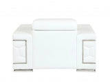 29" To 38" White Sturdy Chair - Homeroots