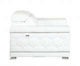 29" To 38" White Sturdy Chair - Homeroots - Flyclothing LLC
