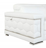 29" To 38" White Sturdy Chair - Homeroots - Flyclothing LLC