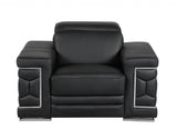 29" To 38" Black Sturdy Chair - Homeroots - Flyclothing LLC
