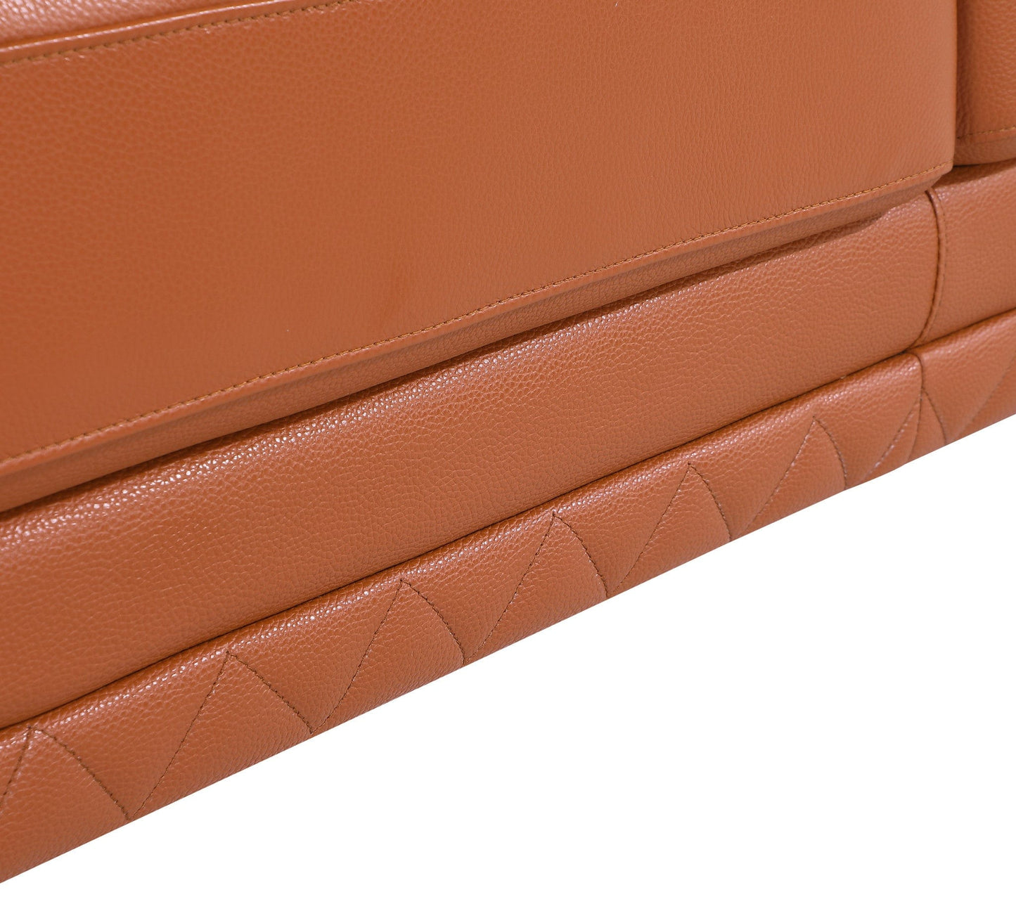 32" Camel Lovely Leather Chair - Homeroots - Flyclothing LLC