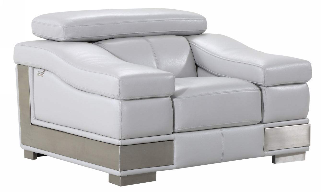31" To 39" Grey Lovely Light Chair - Homeroots - Flyclothing LLC