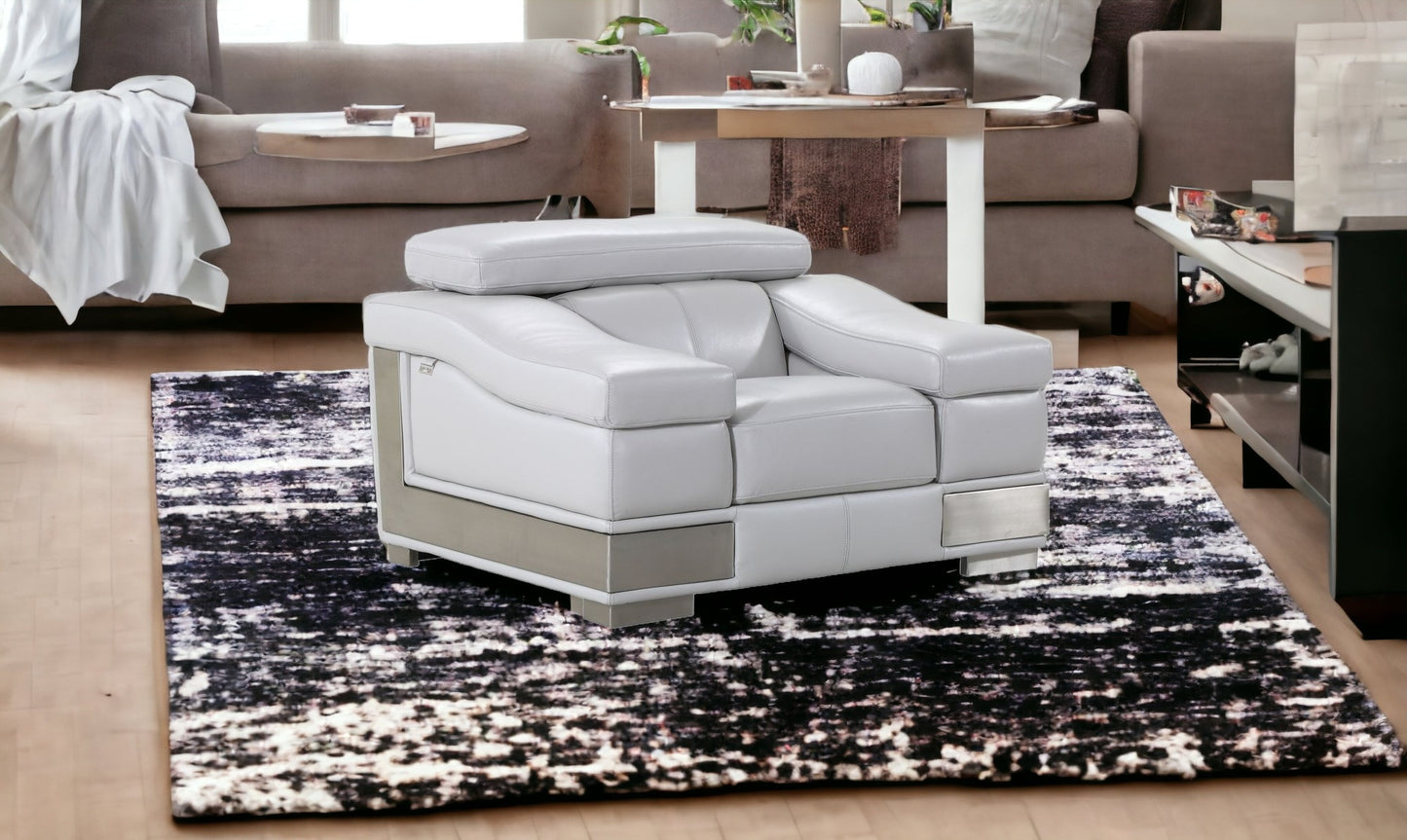 31" To 39" Grey Lovely Light Chair - Homeroots - Flyclothing LLC