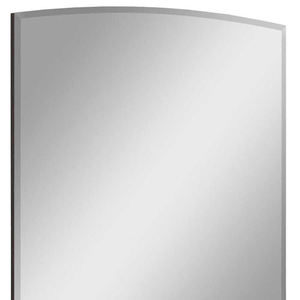 43" Dark Brown Dresser Mirror - Homeroots - Flyclothing LLC