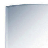 43" Exquisite White High Gloss Mirror - Homeroots