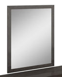 43" Refined Grey High Gloss Mirror - Homeroots