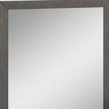 43" Refined Grey High Gloss Mirror - Homeroots