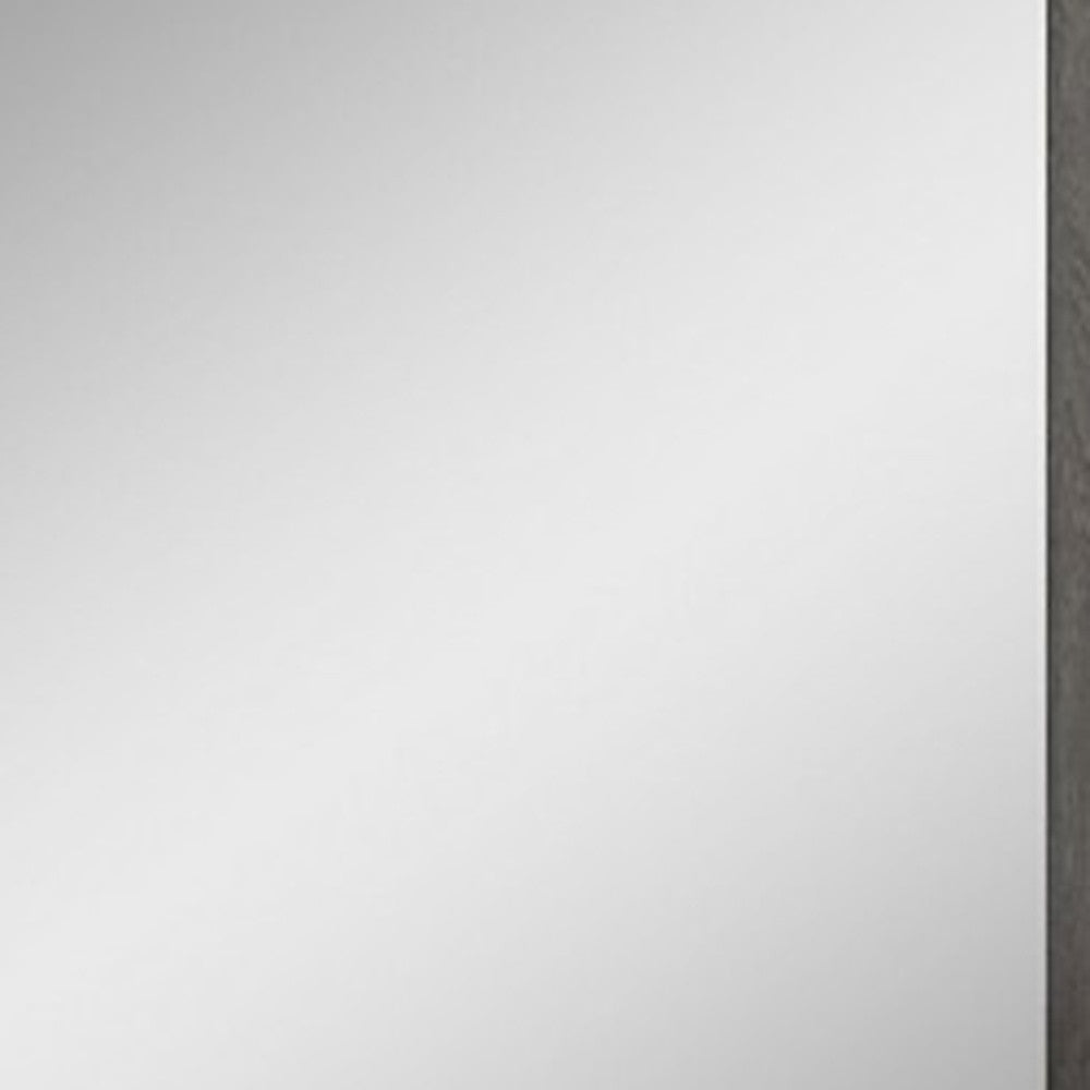 43" Refined Grey High Gloss Mirror