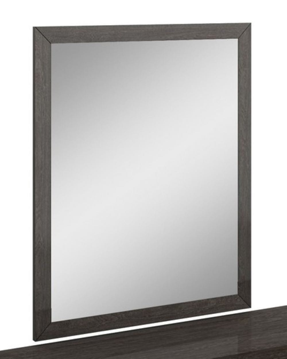 43" Refined Grey High Gloss Mirror - Homeroots - Flyclothing LLC