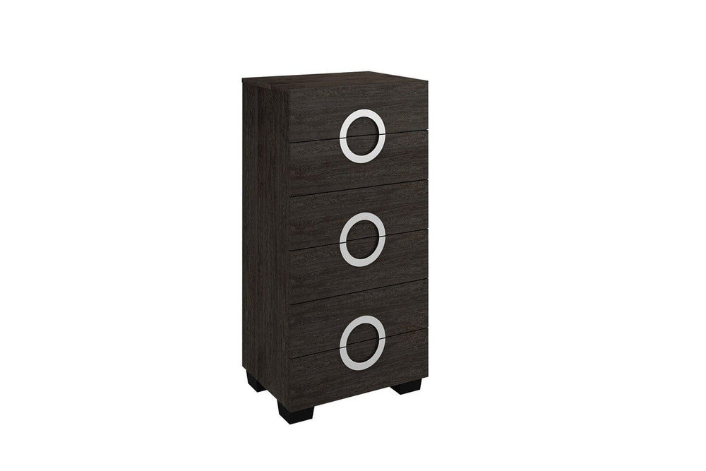 48" Refined Grey High Gloss Chest - Homeroots