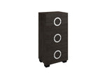 48" Refined Grey High Gloss Chest - Homeroots