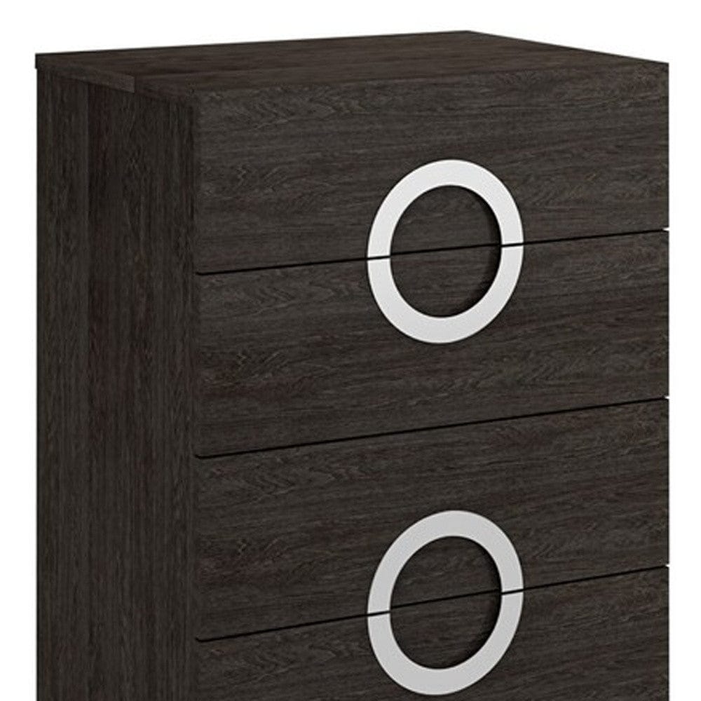 48" Refined Grey High Gloss Chest - Homeroots - Flyclothing LLC