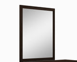 43" Dark Brown Framed Dresser Mirror - Homeroots