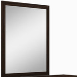 43" Dark Brown Framed Dresser Mirror - Homeroots - Flyclothing LLC