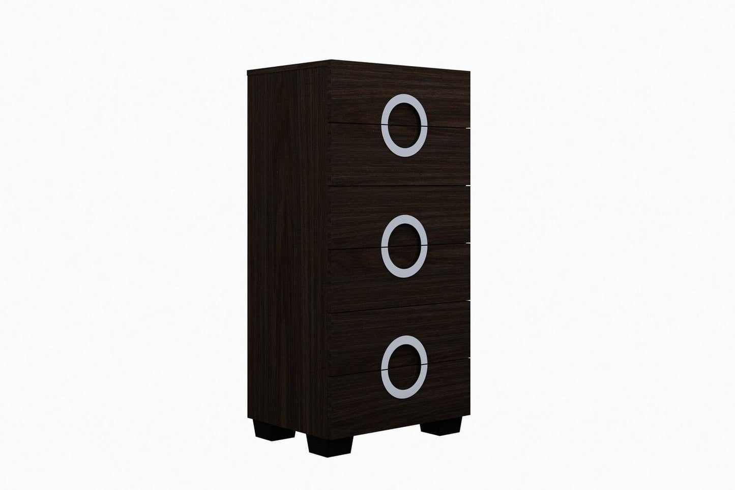 25" Brown Six Drawer Standard Chest - Homeroots - Flyclothing LLC