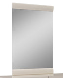 Beige Rectangle Dresser Mirror - Homeroots