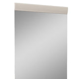 Beige Rectangle Dresser Mirror - Homeroots