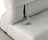 31" Light Grey Tasteful Leather Chair - Homeroots - Flyclothing LLC