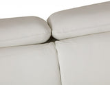 31" White Fashionable Leather Chair - Homeroots - Flyclothing LLC