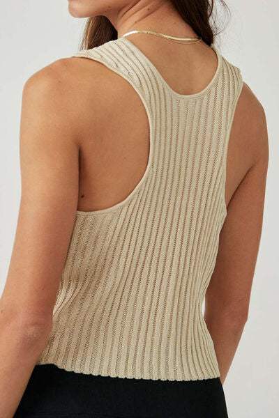 Button Down V-Neck Sweater Vest - Trendsi - Flyclothing LLC