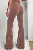 High Waist Bootcut Pants - Trendsi - Flyclothing LLC