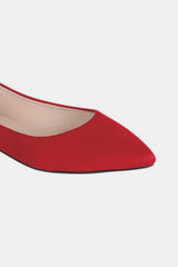 Forever Link Pointy Toe Slip On Flat Loafers - Trendsi