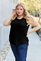Basic Bae Bamboo Full Size Round Neck Tank - Trendsi - Flyclothing LLC