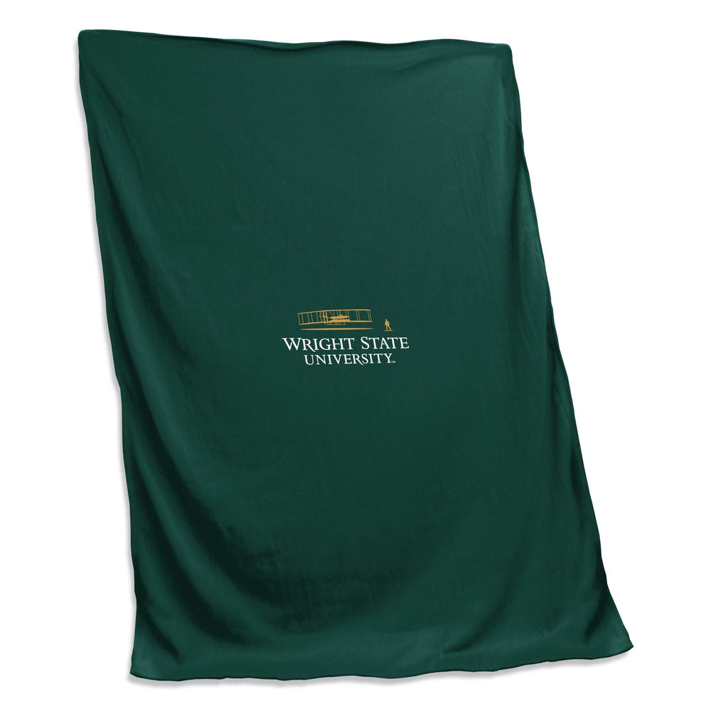 Wright State Custom Sweatshirt Blanket (Screened) - Logo Brands - Flyclothing LLC