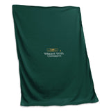Wright State Custom Sweatshirt Blanket (Screened) - Logo Brands - Flyclothing LLC