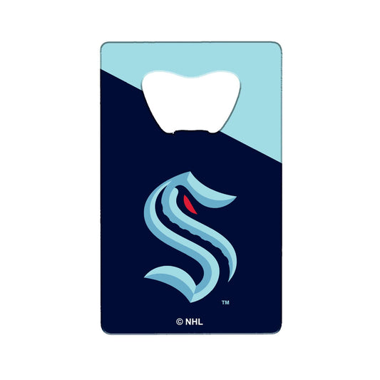 Seattle Kraken Credit Card Style Bottle Opener - 2” x 3.25 - Seattle Kraken