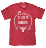 Coors Banquet Rodeo Bull Logo T-Shirt - Red