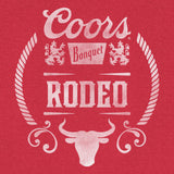 Coors Banquet Rodeo Bull Logo T-Shirt - Red