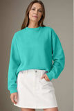 Round Neck Long Sleeve Sweatshirt - Trendsi - Flyclothing LLC