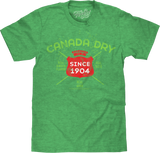 Vintage Faded Canada Dry Ginger Ale T-Shirt - Heather Kelly Green