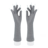 Halloween Silicone Meat Mat Long Gloves