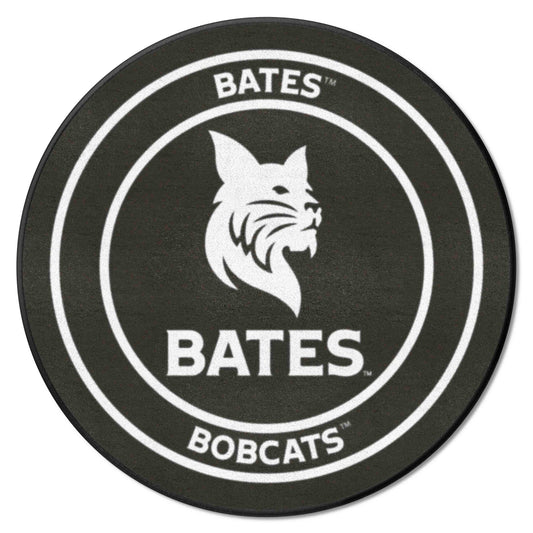 Bates College Bobcats Hockey Puck Rug - 27in. Diameter - Bates College