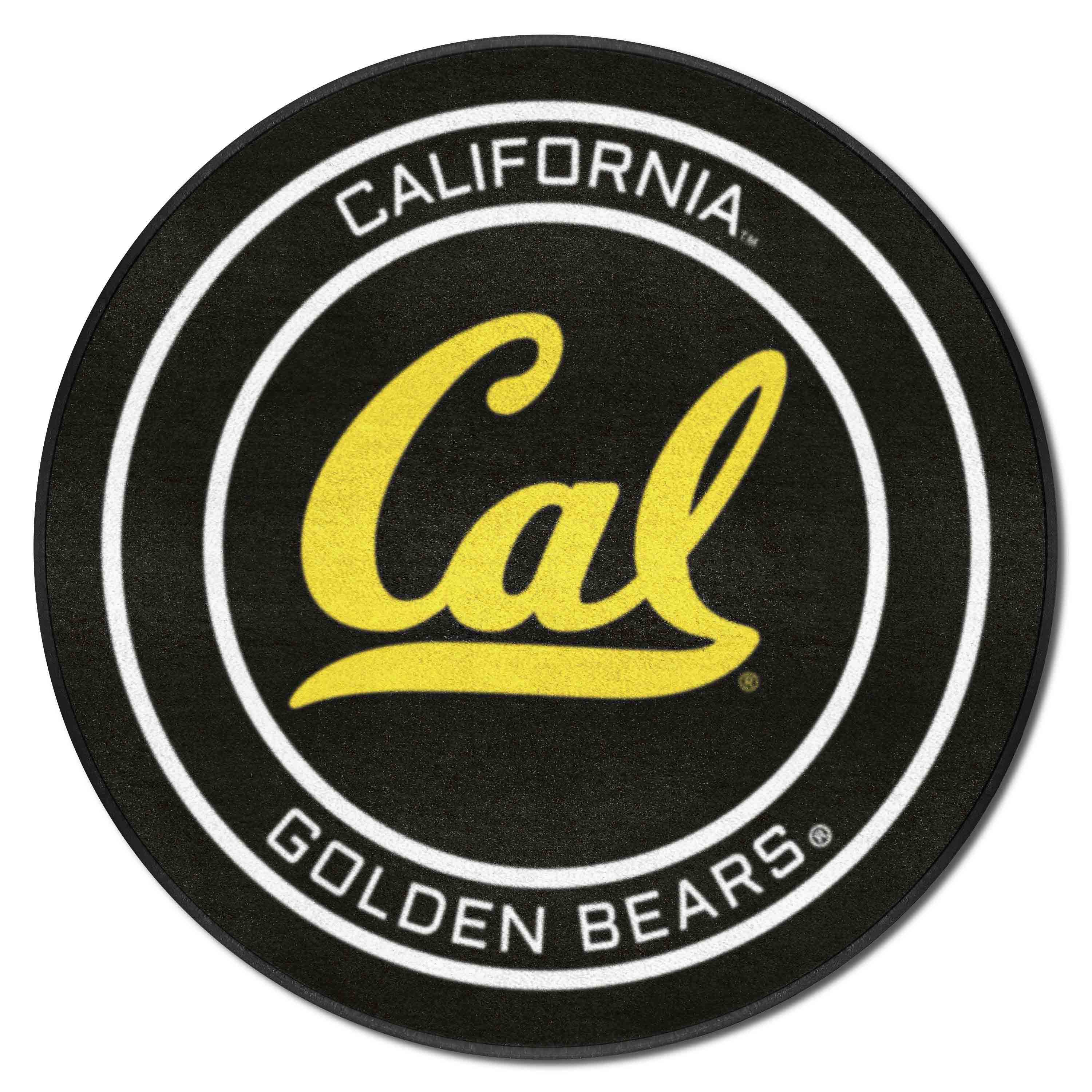 Cal Hockey Puck Rug - 27in. Diameter - Cal