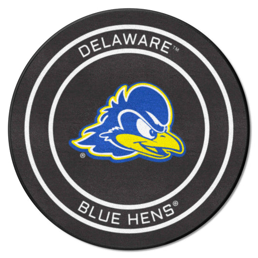 Delaware Hockey Puck Rug - 27in. Diameter - Delaware
