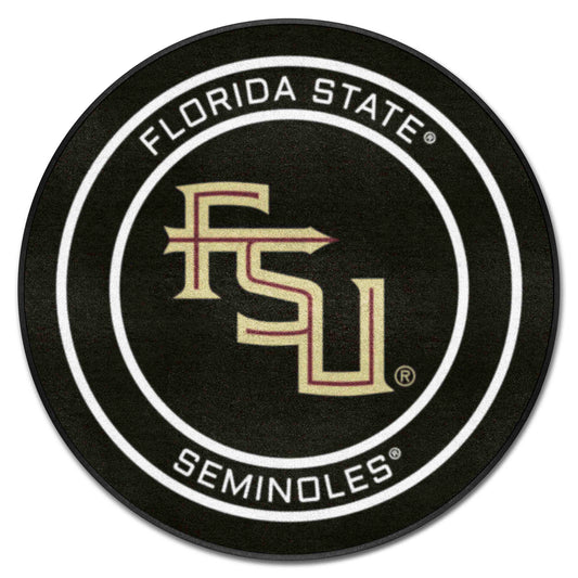 Florida State Hockey Puck Rug - 27in. Diameter - Florida State